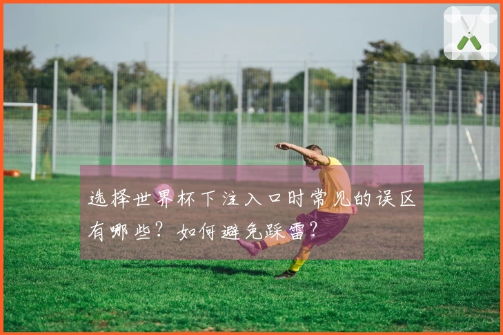 选择世界杯下注入口时常见的误区有哪些？如何避免踩雷？