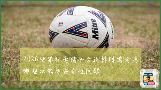 2026世界杯竞猜平台选择时需考虑哪些功能与安全性问题